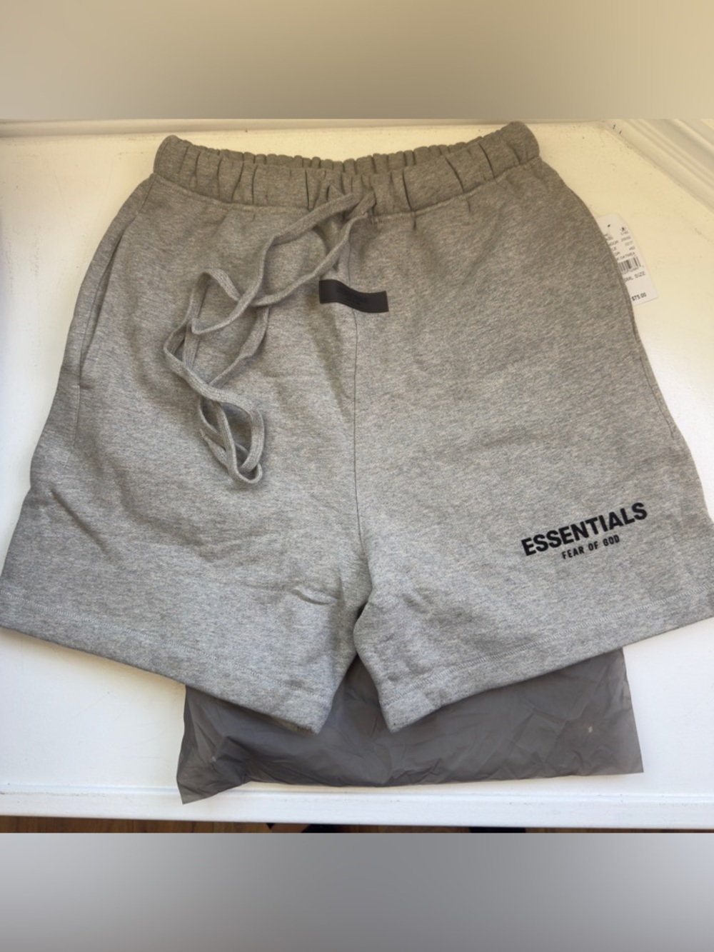 New With Tags!! Fear of God ESSENTIALS Grey Athletic Shorts